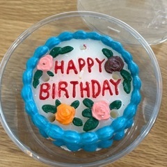 誕生日のケーキ型キャンドル