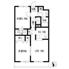 🏢安心の叶えRoom✨『2LDK』ふじみ野市上福岡✨敷金礼金無料...