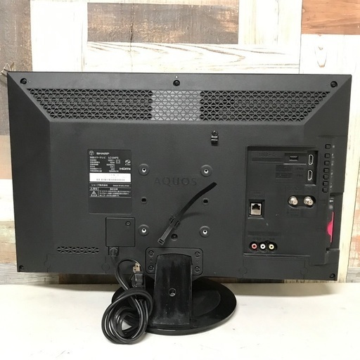 即日受渡❣️全国送料込シャープAQUOS24型TV裏番組録画可能Wチューナー搭載 即日受渡❣️全国送料込シャープ24型液晶テレビ裏番組録画可能な