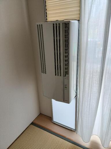 【決まりました】コロナ　窓用エアコン、テラス窓用枠