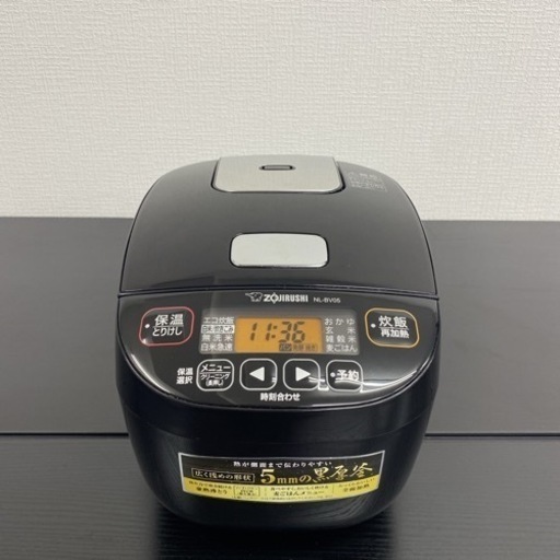 【ご来店限定】＊ 象印 3合炊き炊飯器 2022年製＊0604-2