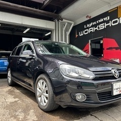 VW フォルクスワーゲン ゴルフ6 ヴァリアント　ブラック