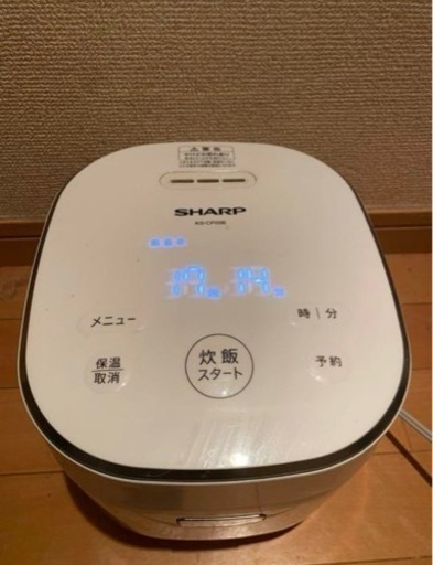 SHARP】✨美品✨ホワイト 炊飯器 美品】SHARP HEALSIO 炊飯器 KN-HW10G-