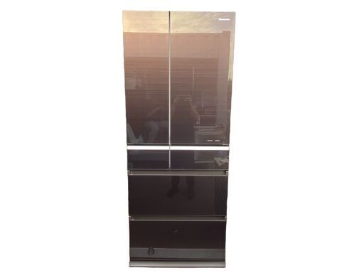 【決まりました】※福岡市無料配達※【美品】Panasonic ノンフロン冷凍冷蔵庫 608L NR-F611XPV-T  2016年製