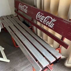 コカコーラ ベンチ テーブル当時物