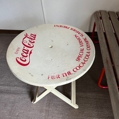 コカコーラ ベンチ テーブル当時物