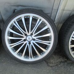 BADX　ROXARNY　２０インチ　８J　４５　５H　１１４．３　タイヤ付き溝あり