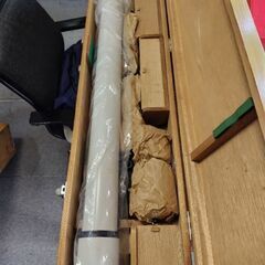 天体望遠鏡　完動品　台座つき　木箱いり