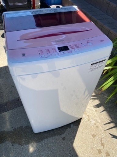 お薦め品‼️分解洗浄済み‼️ハイアール洗濯機5.5kg2021年