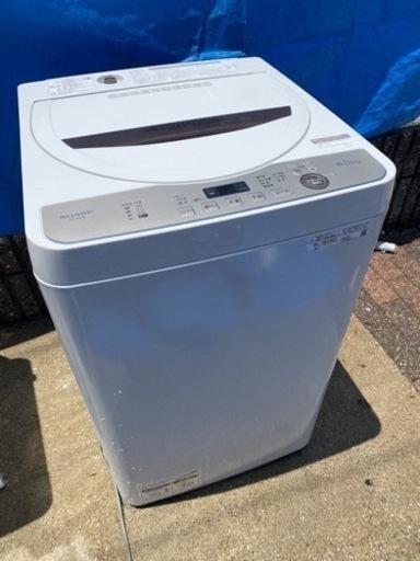 お薦め品‼️分解洗浄済み‼️シャープ洗濯機6kg2021年