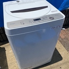 お薦め品‼️分解洗浄済み‼️シャープ洗濯機6kg2021年