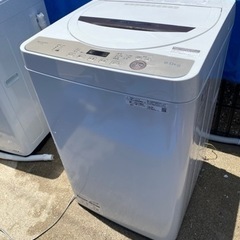 お薦め品‼️分解洗浄済み‼️シャープ洗濯機6kg2021年