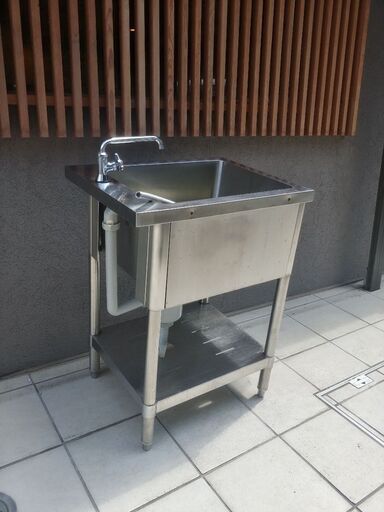 タニコー　一層シンク　蛇口付き