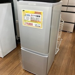 1462ドア冷蔵庫　三菱　2019年製（B6-19）