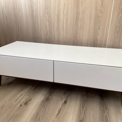 【幅120cm】大塚家具 テレビ台 鏡面 白 ローボード 白