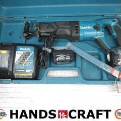 マキタ　makita　JR141D　充電式レシプロソー　中古品　バッテリ14.4V二個/充電器/刃　【ハンズクラフト宜野湾店】 マキタ makita JR141D 充電式レシプロソー 中古品 バッテリ14.4V二個