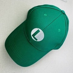 Lマークキャップ・緑色帽子・ルイージ❗️ユニバ❗️