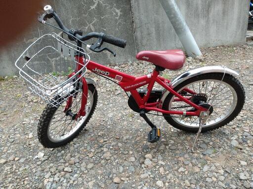 幼児用自転車Jeep18インチ軽整備済み