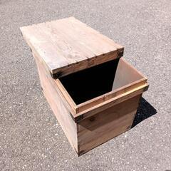 茶箱　木箱　ボックス　アンティーク　コンテナ
