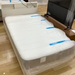 ニトリ　セミダブルベッド　引き出し付