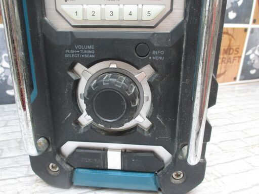 マキタ makita MR108 充電式ラジオ 中古品 本体のみ 7.2-10.8V 14.4