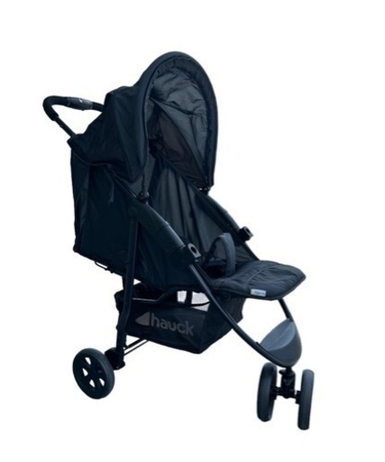 ☆美品☆大型折畳みベビーカートレー グズリなし EVAダブルタイヤ 積載25kg 子供用品 ベビー用品 ベビーカー、バギー