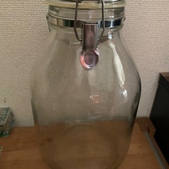 ソーダガラス保存瓶　（無印良品）