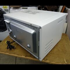 札幌★パナソニック◆フラット庫内オーブンレンジ/縦開き◆1000W◆角皿式スチーム◆NE-FS3A-W◆2023年