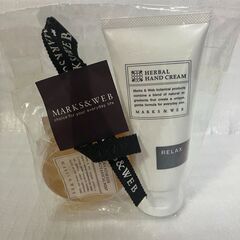 【中古雑貨】コスメ品　MARKS＆WEB　ハンドクリーム、石鹸セット