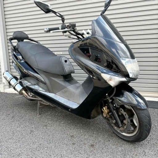 2729.大人カスタム　マジェスティ125 FI シート新品にてご納車　千葉県柏市　即日配送、自走引き取りも可能