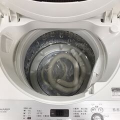 洗濯機 シャープ ES-GE5B 2018 3ヶ月保証付き