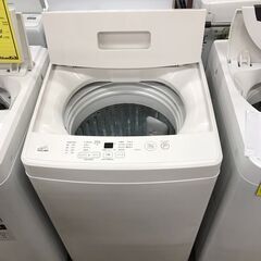 洗濯機 無印 MJ-W50A 2021　6ヶ月保証付き