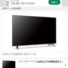 アイリスオーヤマ65インチ『luca』