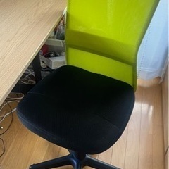 オフィス用家具 緑色 いす
