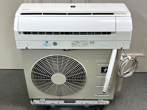 M2【24A・税込み】美品 シャープ エアコン(おもに14畳用) AC-N40AW 100V電源 2021年製【PayPay使えます】