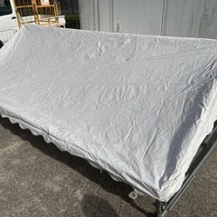 イベントテント 仮設テント パイプテント　組み立て式 1.5×2間 