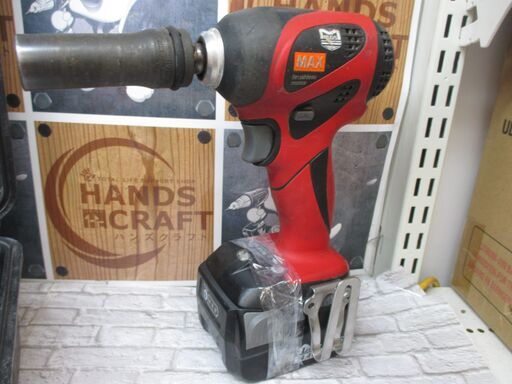 MAX マックス PJ-1W161 インパクトレンチ 中古品 バッテリ14.4V二個  