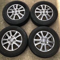 165/70R13 TOPY製　アルミホイール　4本　サンバーディアス