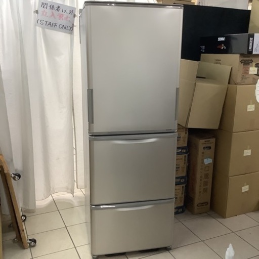 SHARP  シャープ　冷蔵庫　SJ-W352D-N 　2018年製 350L