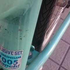 ★★★激安 ビンテージ【ビアンキ MILANO-CD 7005アルミフレーム・２０インチ折り畳み自転車・シマノ内装３段変速】★★★