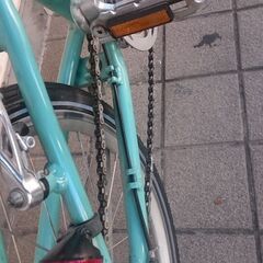 ★★★激安 ビンテージ【ビアンキ MILANO-CD 7005アルミフレーム・２０インチ折り畳み自転車・シマノ内装３段変速】★★★