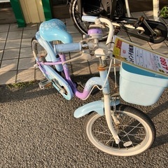 16インチ　子ども用自転車　アナ雪デザイン（B6-39）