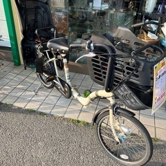 3人乗り自転車　チャイルドシート付き　20インチ（B6-40）