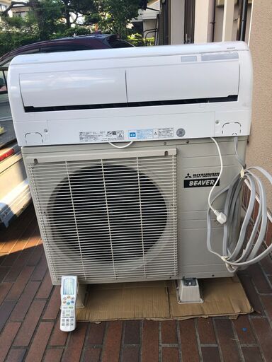 三菱重工ルームエアコン壁掛け型18畳程度　シングル標準省エネ単相200vワイヤレス室内電源SYシリーズを売ります。