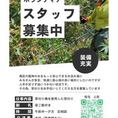 札幌市南区豊滝『龍神の水』　山の笹刈り等のボランティア募集！！