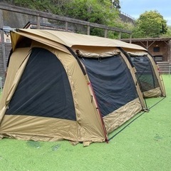 クイックキャンプ　クーヴァ 2ルームトンネルテント クーヴァ ｜商品｜QUICKCAMP(クイック