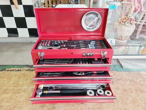 店頭取り引き限定　KTC工具セット ツールセット チェストタイプ