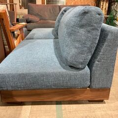 INSPECTED｜オットマン付2人掛けソファ