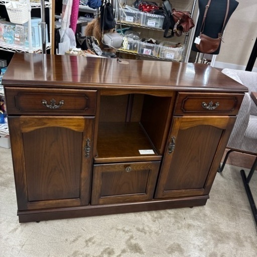 ⚡️コロニアル⚡️karimoku オールド カリモク  キッチンカウンター⚡️878