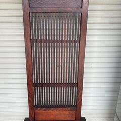 九州民芸家具 衝立 九州民芸家具 つくし工芸 衝立 伝統工芸 漆塗り 民芸家具 無垢材